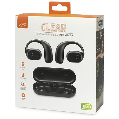 iLive 16mm Driver Clear Truly Wireless Open Ear Earbuds