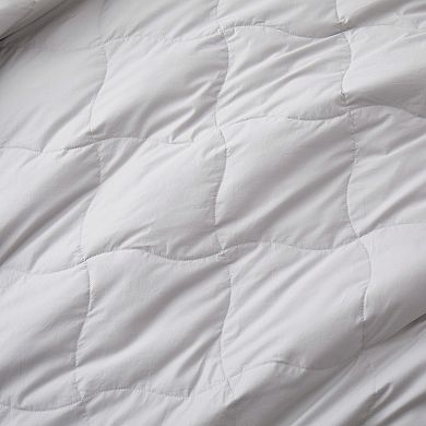 Unikome Breathable Cotton Blanket Lightweight Feather Down Blanket, Bed Blanket With Satin Trim