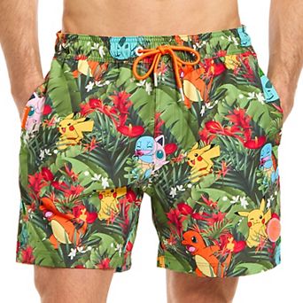 Men's OppoSuits Pokémon Tropical Forest Swim Trunks