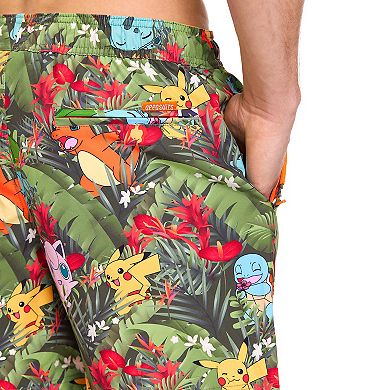 Men's OppoSuits Pokémon Tropical Forest Swim Trunks