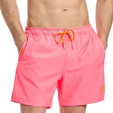 Men's OppoSuits Neon Pink Power Swim Trunks