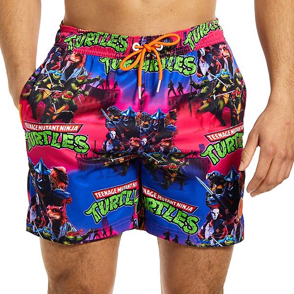 Men's OppoSuits Teenage Mutant Ninja Turtles Dude Swim Trunks