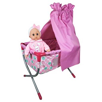 Lissi Talking Baby In Crib Set