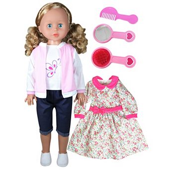 Lissi Walking Doll with Two Outfits & Accessories