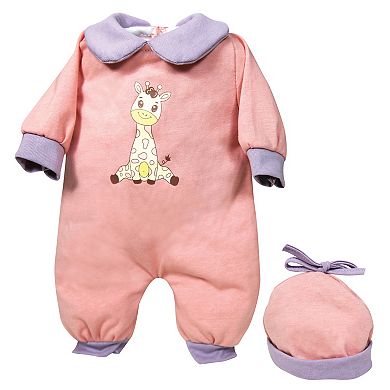 Lissi Baby Doll Billie with Stuffed Teddy Bear & Accessories