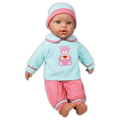 Lissi Baby Doll Billie with Stuffed Teddy Bear & Accessories