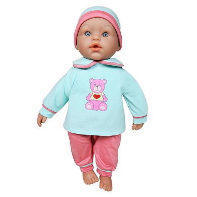 Lissi Baby Doll Billie with Stuffed Teddy Bear & Accessories