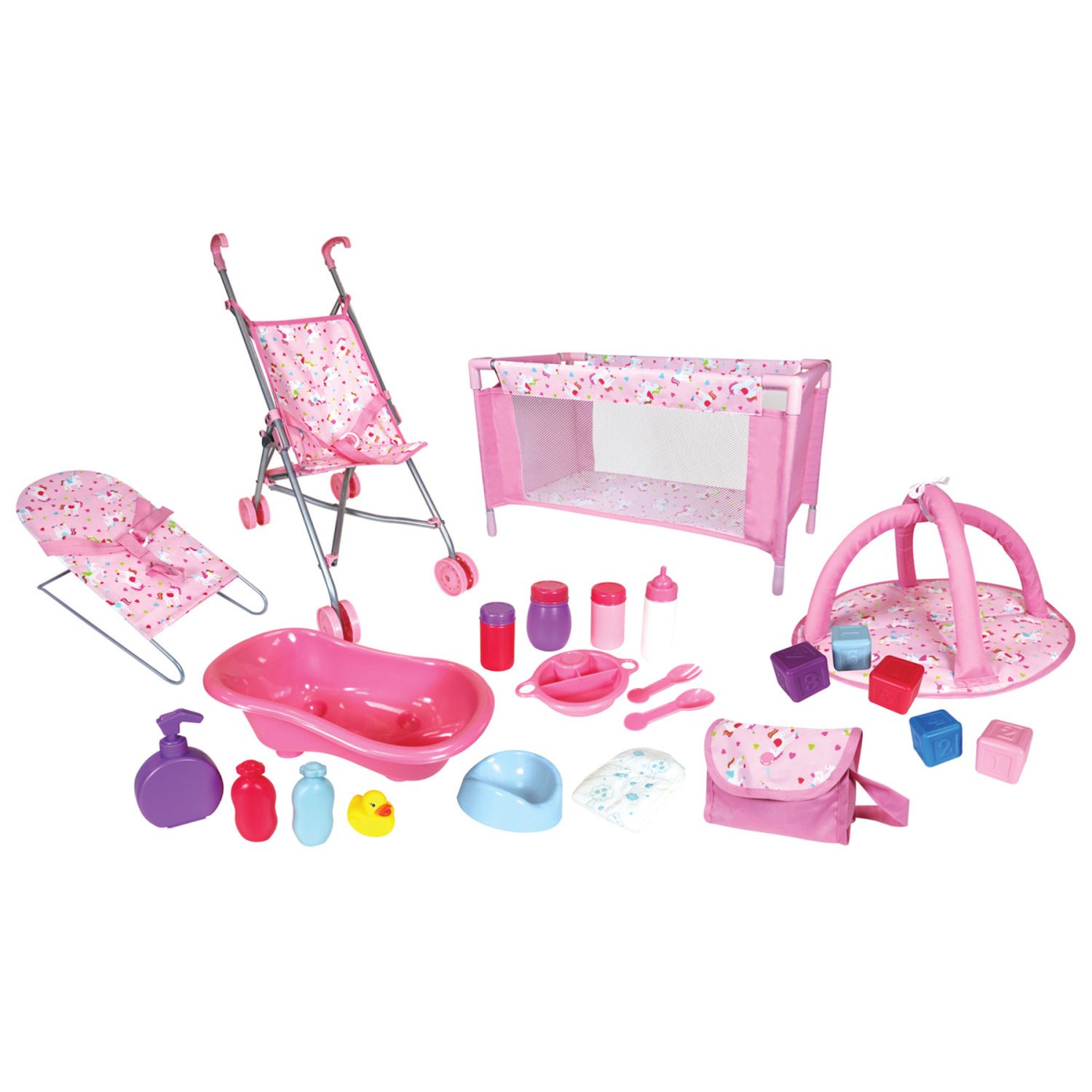 Детские куклы Lissi 24 pc Nursey Play Set
