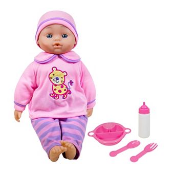 Lissi 16" Soft Baby Doll With Feeding Accessories