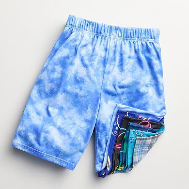 Boys 4-12 Cuddl Duds 2-Pack Printed Sleep Jam Pajama Shorts Set