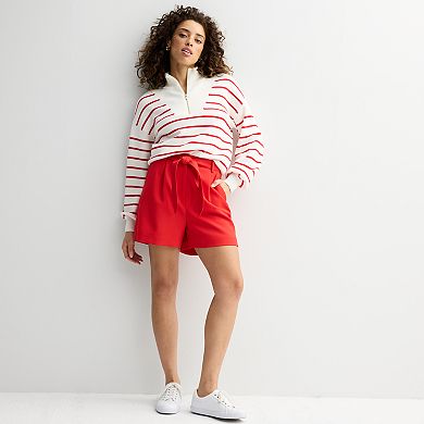 Women's Draper James Twill Belted Shorts