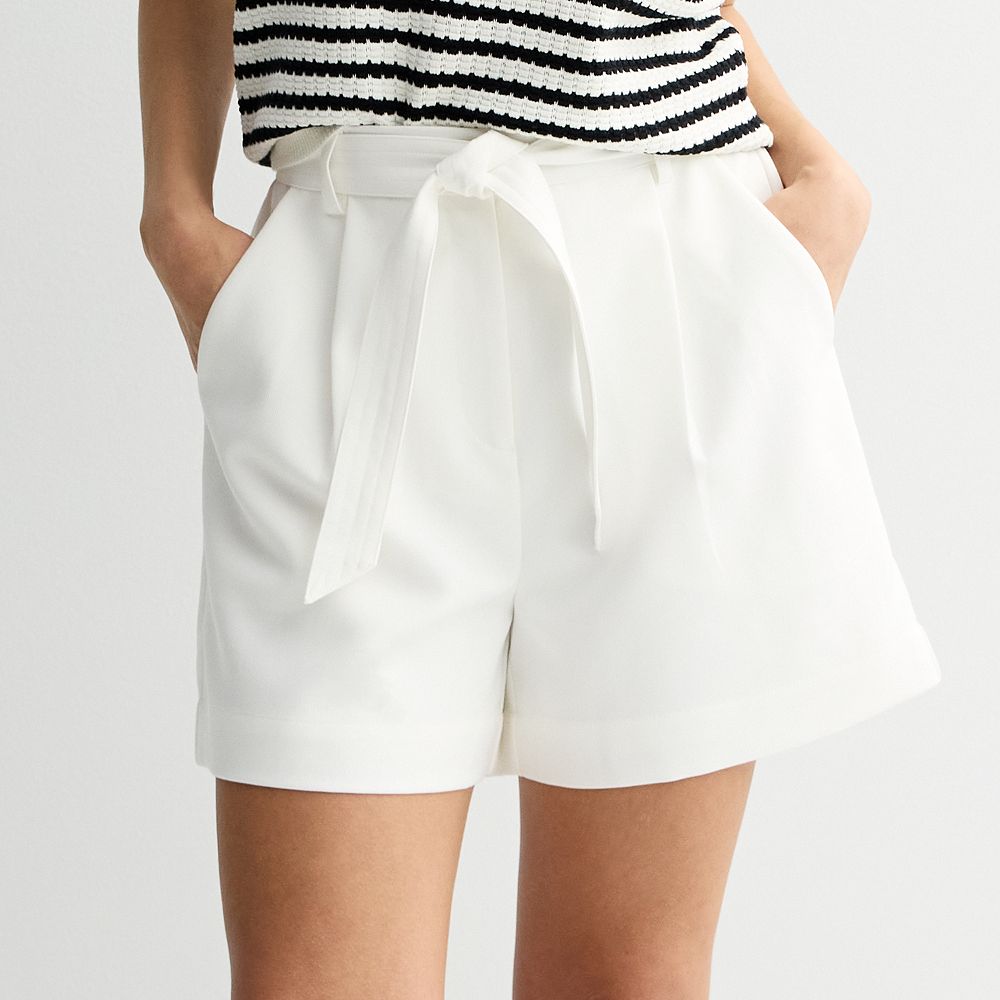 【Her lip to】Carette Belted Twill Shorts A.EMERY Cora belted twill shorts | THE OUTNET