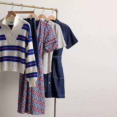Women's Draper James Short Sleeve Denim Shirt Dress