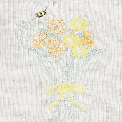 Baby Girl Carter's 3 pc Bee Floral Little Character Set
