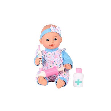 Gi-Go Toys Dream Collection: 12” Baby Doll with Medical Set in Gift Box