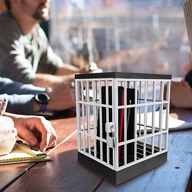 ZTECH iPhone Jail Lock up Box, Fun and Novelty Gadget Gift for Family Party