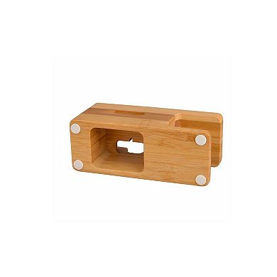 ZTECH Wooden Mount And Cradle Station Dock For Apple Watch And iPhone