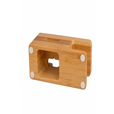 ZTECH Wooden Mount And Cradle Station Dock For Apple Watch And iPhone