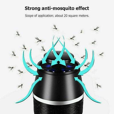 ZTECH Electric Zapper Indoor Mosquito Catcher Lamp with USB Cable