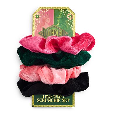 Wicked 4-Piece Velvet Scrunchie Set