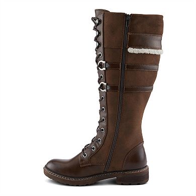 Patrizia Algeron Women's Calf Height Lace-Up Boots