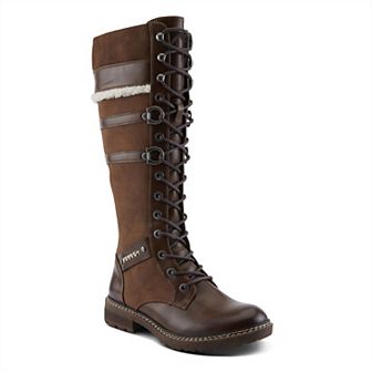 Patrizia Algeron Women's Calf Height Lace-Up Boots