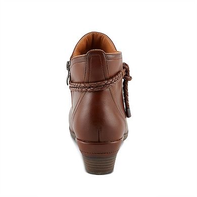 Patrizia Dandre Women's Heeled Braided Lace Ankle Boots