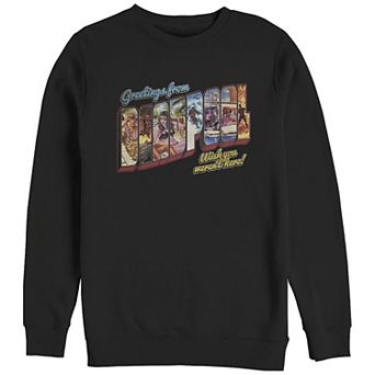 Big & Tall Marvel Deadpool Greetings From Deadpool Graphic Fleece