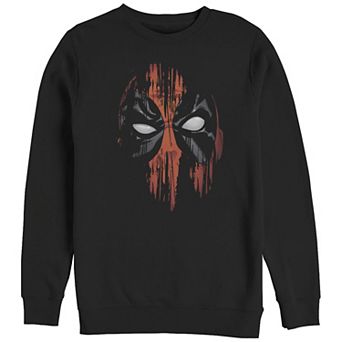 Big & Tall Marvel Deadpool Distressed Mask Graphic Fleece