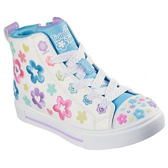 Skechers Twinkle Toes® Twinkle Sparks Super Blossom Girls' Adaptive Light-Up Shoes