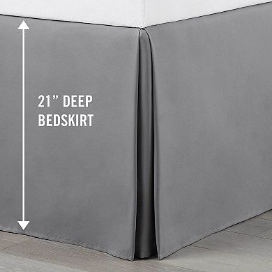 Martex 21-in. Drop Gray Bed Skirt