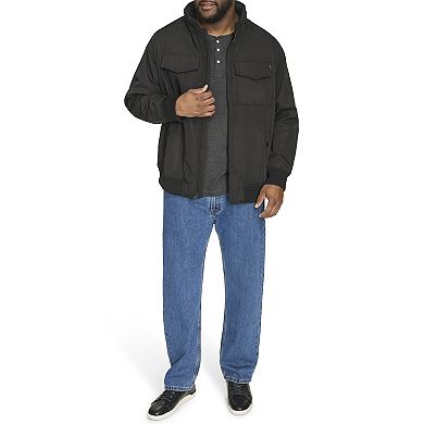 Big & Tall Dockers® Polytwill 2 Pocket Bomber Jacket