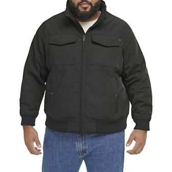 Big & Tall Dockers® Polytwill 2 Pocket Bomber Jacket