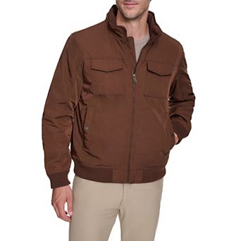 Big & Tall Dockers® Polytwill 2 Pocket Bomber Jacket
