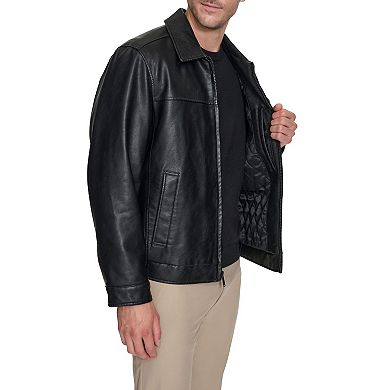 Big & Tall Dockers® Faux Leather James Dean Bomber Jacket