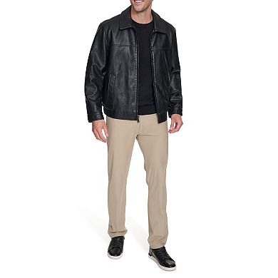 Big & Tall Dockers® Faux Leather James Dean Bomber Jacket