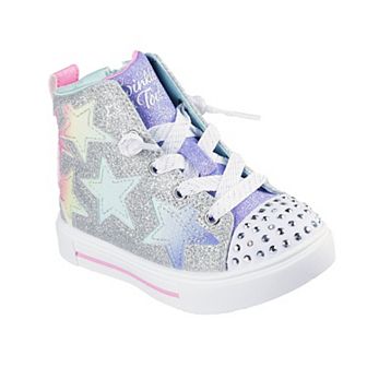 Skechers Twinkle Toes® Twinkle Sparks Stellar Star Toddler Girls' Adaptive Light-Up Shoes