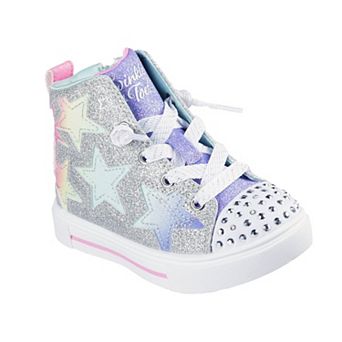Skechers Twinkle Toes® Twinkle Sparks Stellar Star Toddler Girls' Adaptive Light-Up Shoes