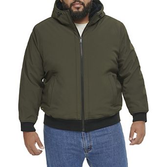 Big & Tall Dockers® Softshell Sherpa Lined Bomber jacket