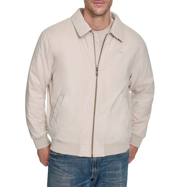 Big Tall Dockers Microtwill Golf Bomber Jacket