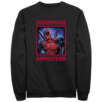 Big & Tall Marvel Deadpool Approved Poster Graphic Fleece