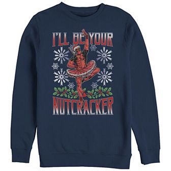 Big & Tall Marvel Deadpool I'll Be Your Nutcracker Graphic Fleece
