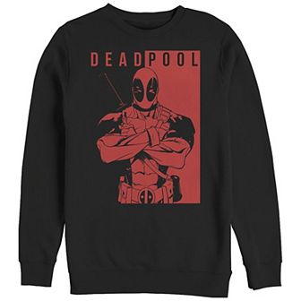 Big & Tall Marvel Deadpool Bicolor Poster Graphic Fleece