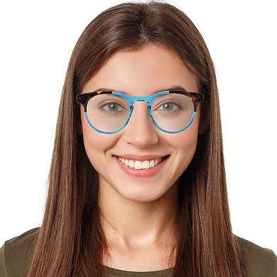 Clearvue Round Blue Reading Glasses +3.50