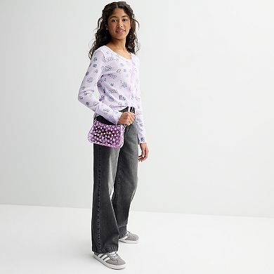 Girls 6-20 SO® Long Sleeve Seamed Tee in Regular & Plus Size