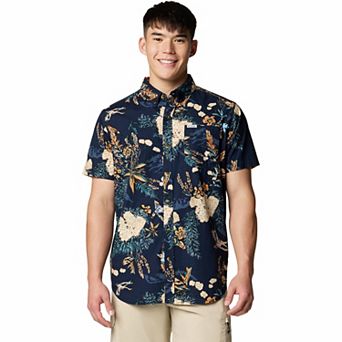 Big & Tall Columbia Rapid Rivers™ Printed Button-Down Shirt