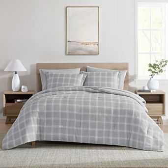 Swift Home Complete Reversible Printed Comforter Set with Sheets