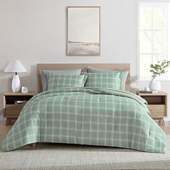 Swift Home Complete Reversible Printed Comforter Set with Sheets