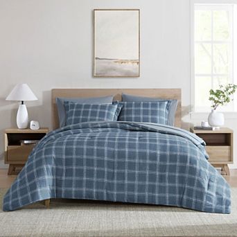 Swift Home Complete Reversible Printed Comforter Set with Sheets