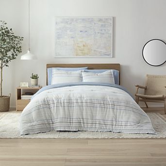 Vellux Bergen Soft Blue Comforter Set with Shams